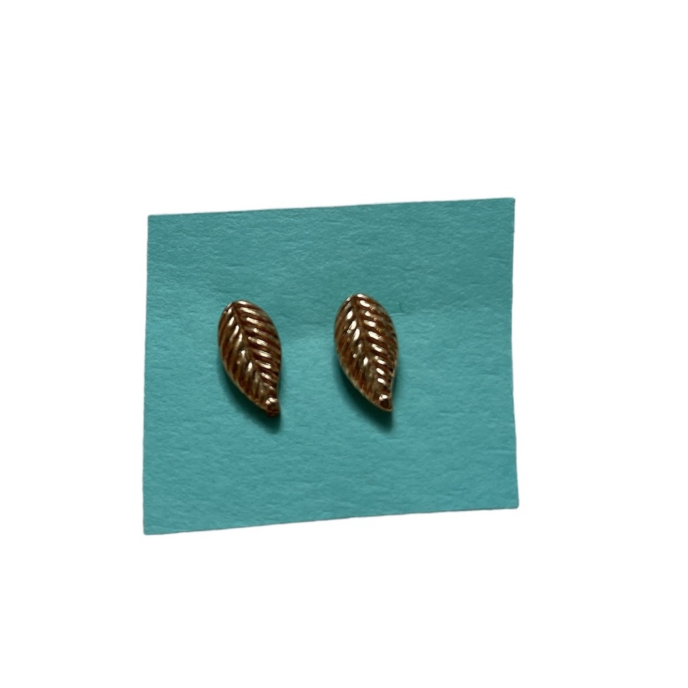 Gold Leaf Earrings